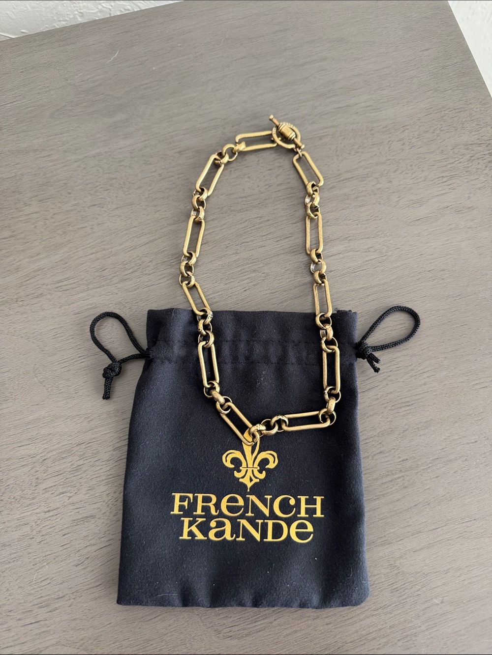 French Kande Brass chain